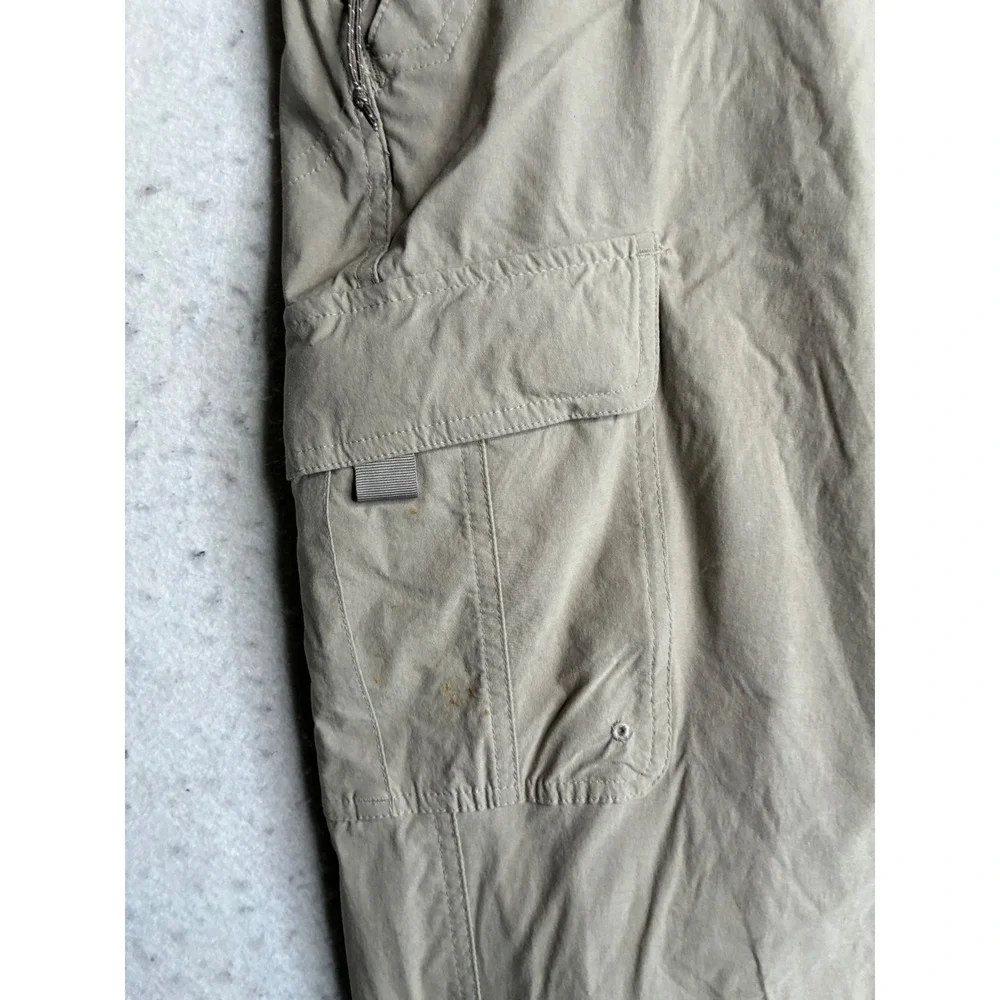 Columbia Omni-Shield Mens Cargo Pants Tan Khaki Size M 32x32 Hiking Outdoor